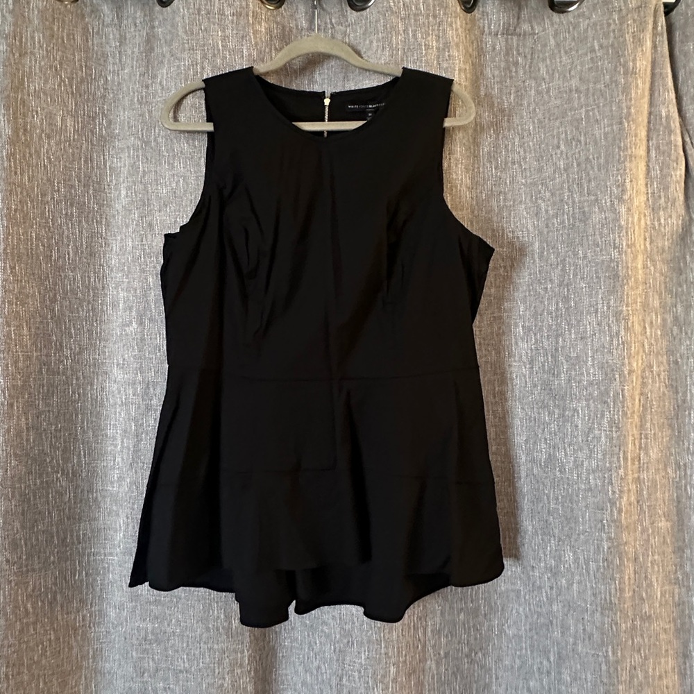 WHBM Black Sleeveless Dress